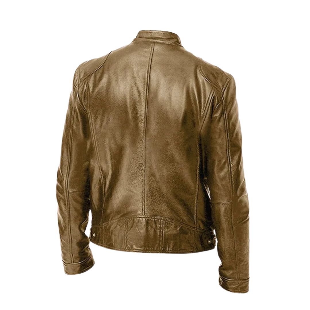 Darevo | Casual Leather Jacket