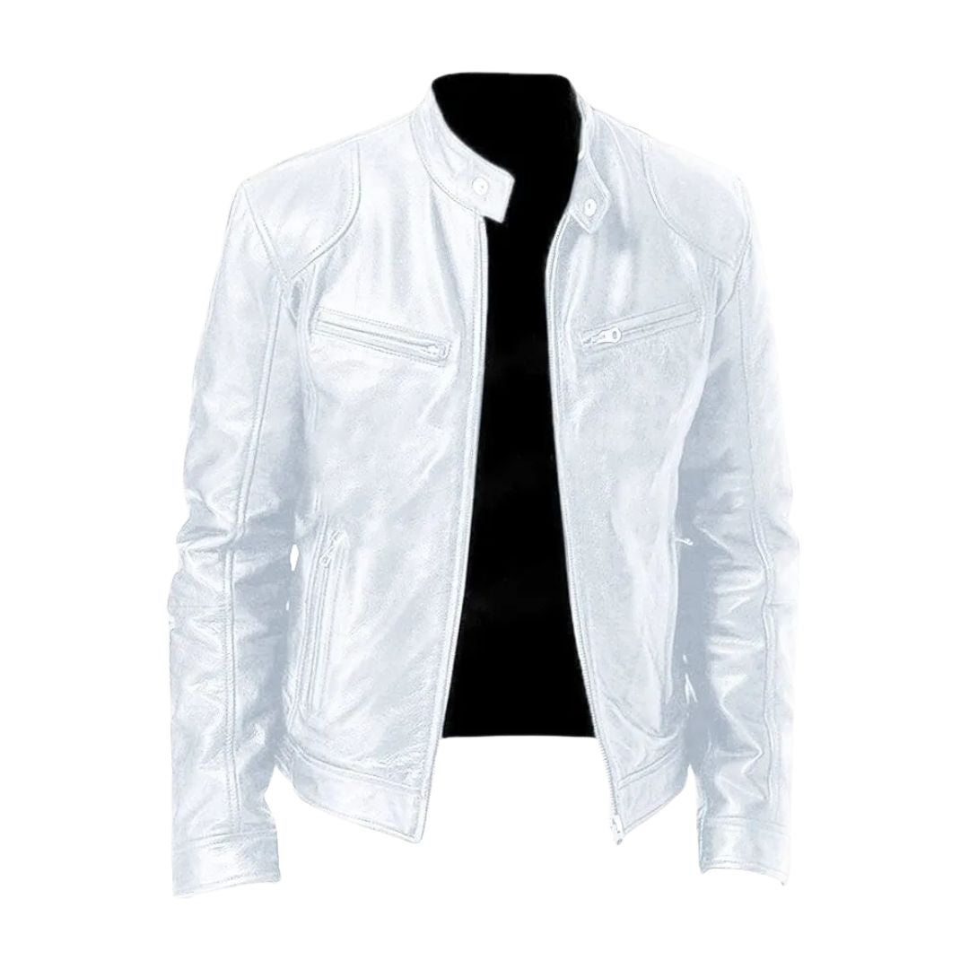 Darevo | Casual Leather Jacket