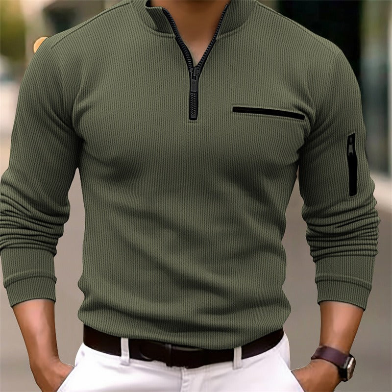 Troy | Long Sleeve Shirt with Zipper
