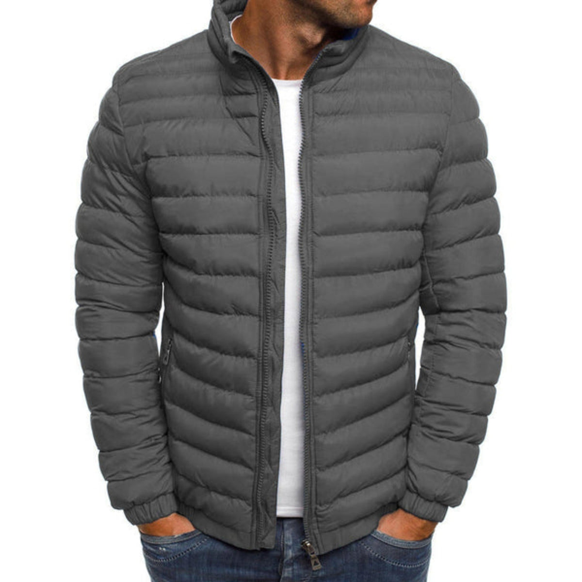 Alexander | Elegant Quilted Jacket with Zipper