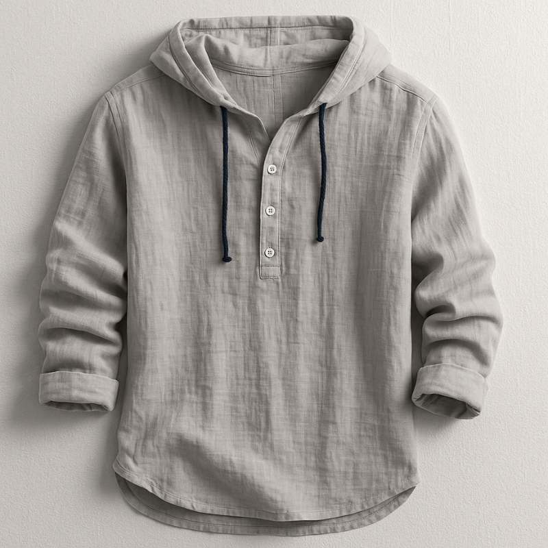 Harrison | Elegant Long Sleeve Hoodie Shirt