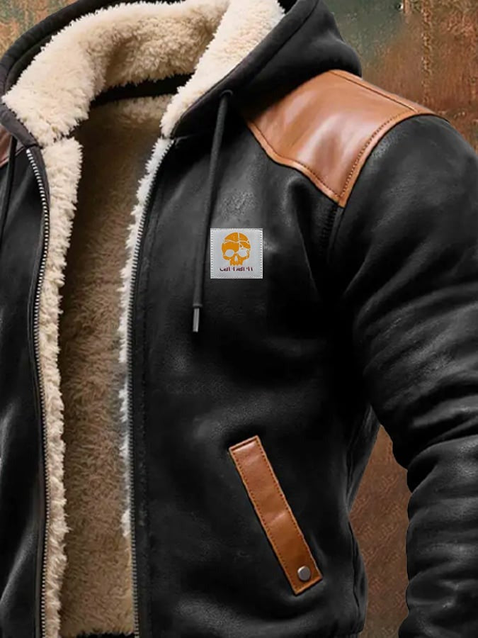 Hugo | WARM VINTAGE SUEDE AND LEATHER JACKET