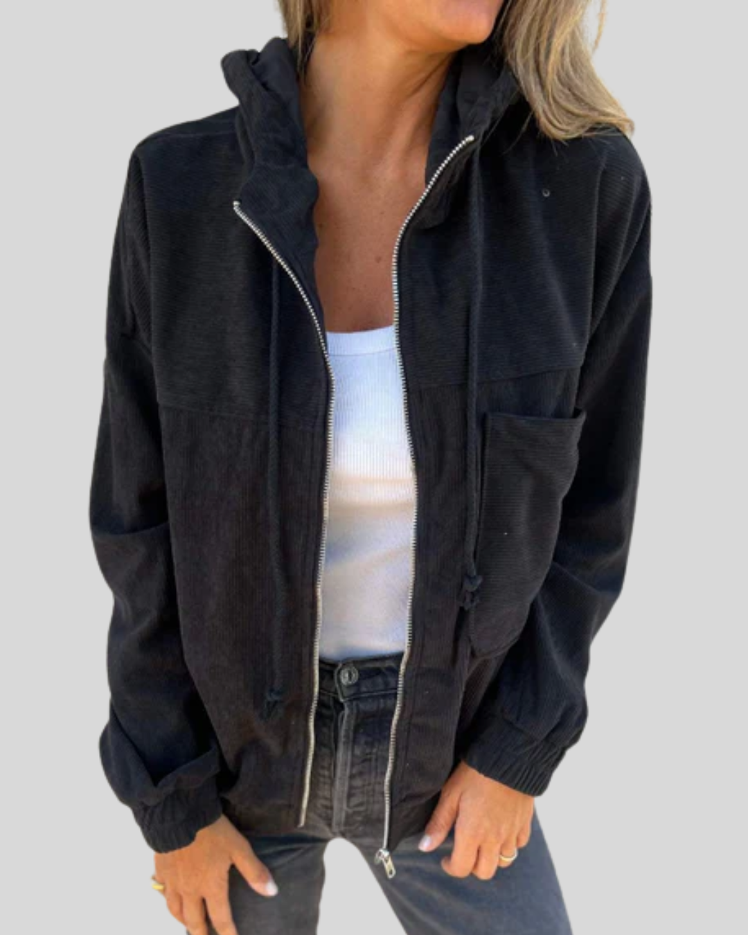 Mabel | Soft Zip-Up Vest