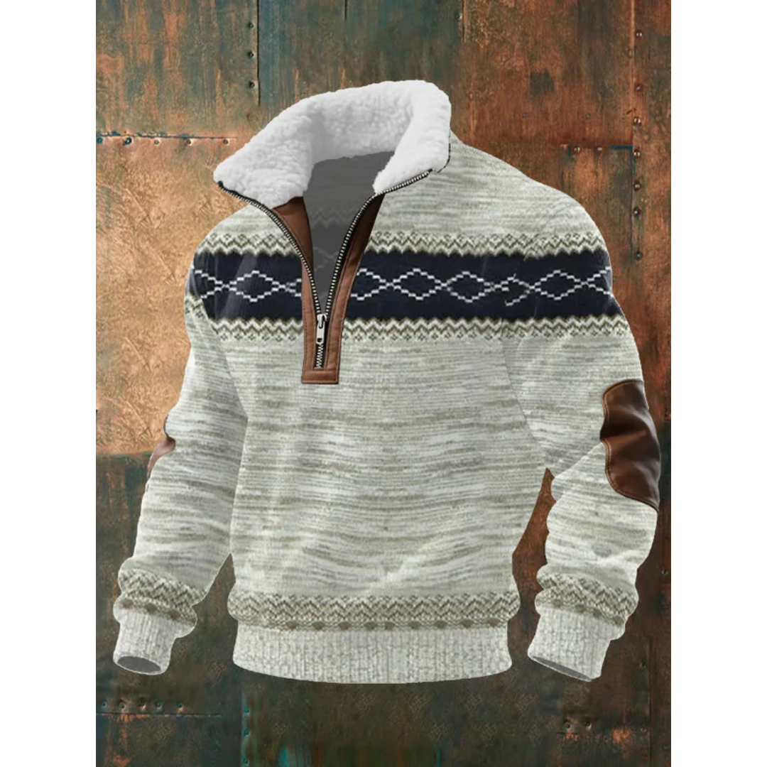 Anton | HIGH NECK FLEECE SWEATER