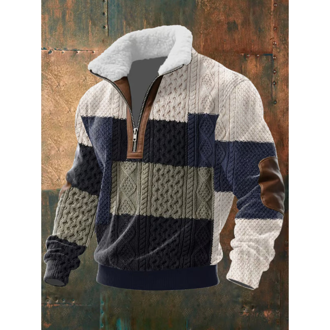 Anton | HIGH NECK FLEECE SWEATER