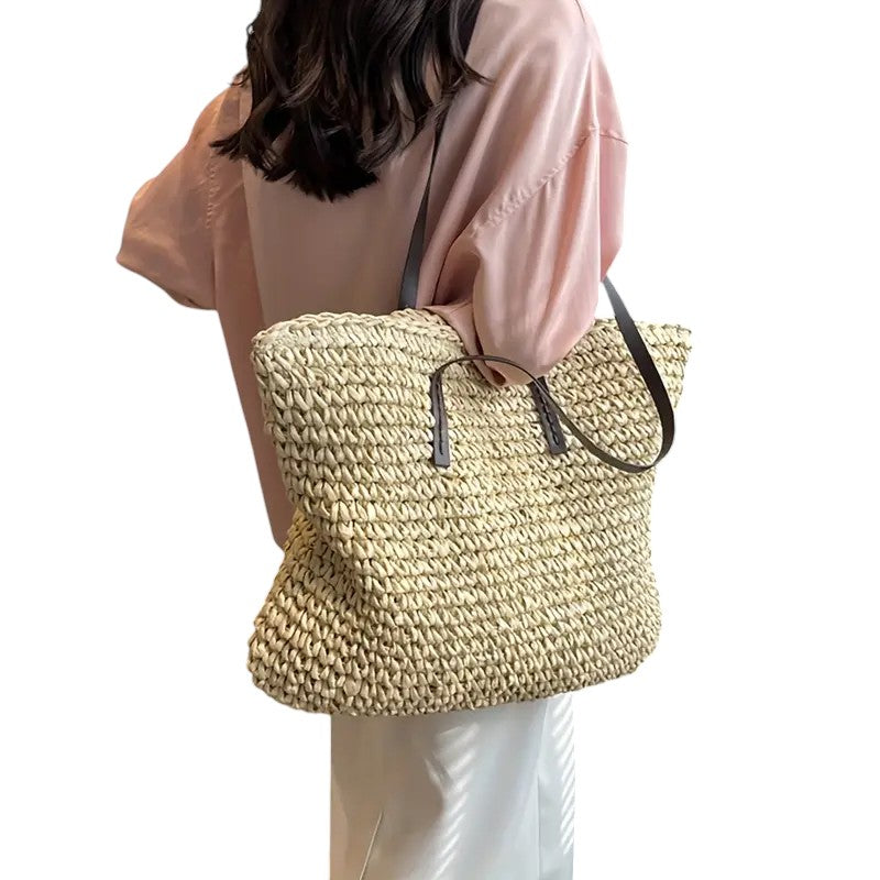 Olivia | Woven Tote Bag