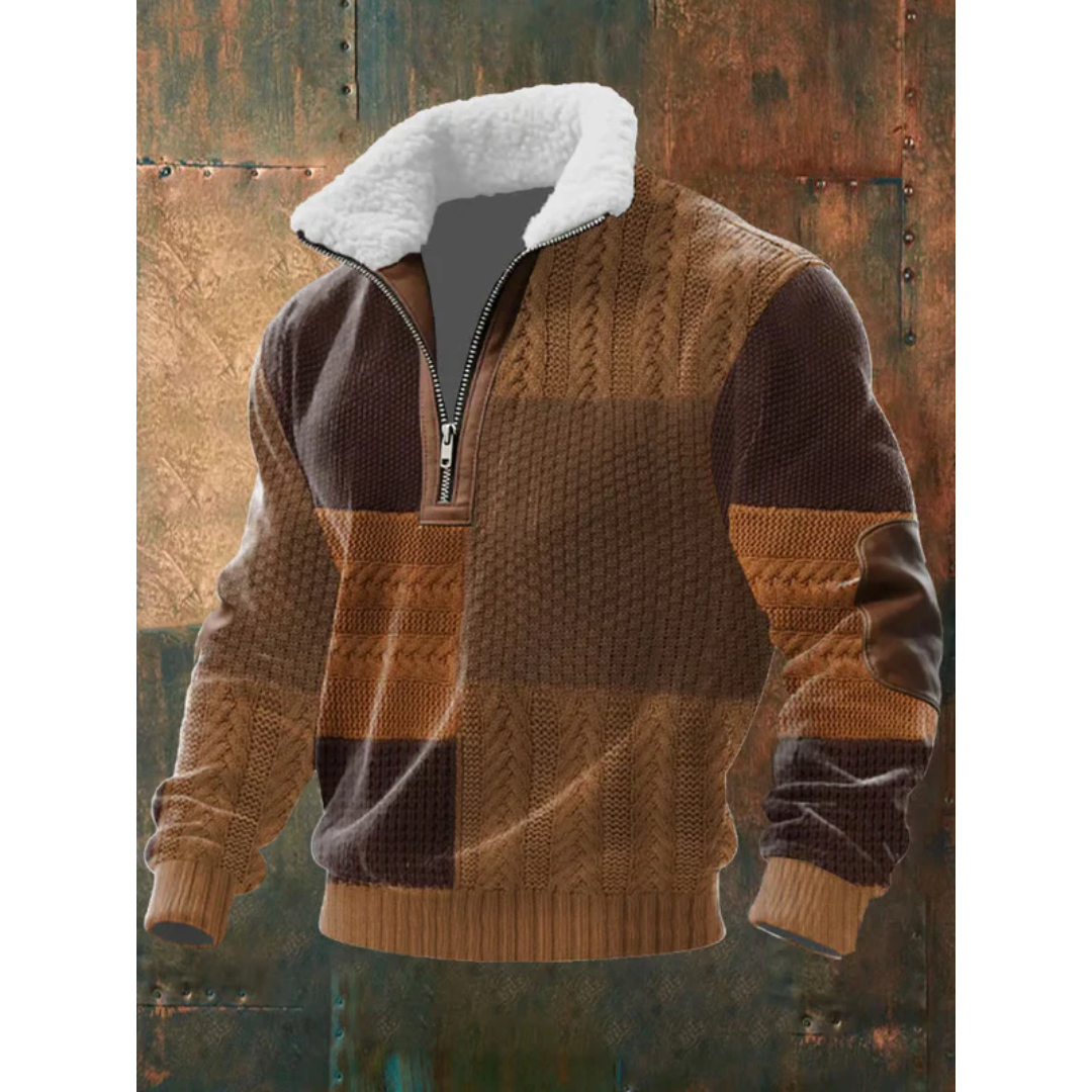 Anton | HIGH NECK FLEECE SWEATER