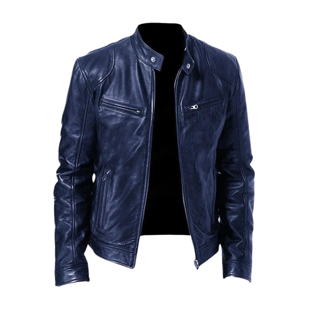 Darevo | Casual Leather Jacket