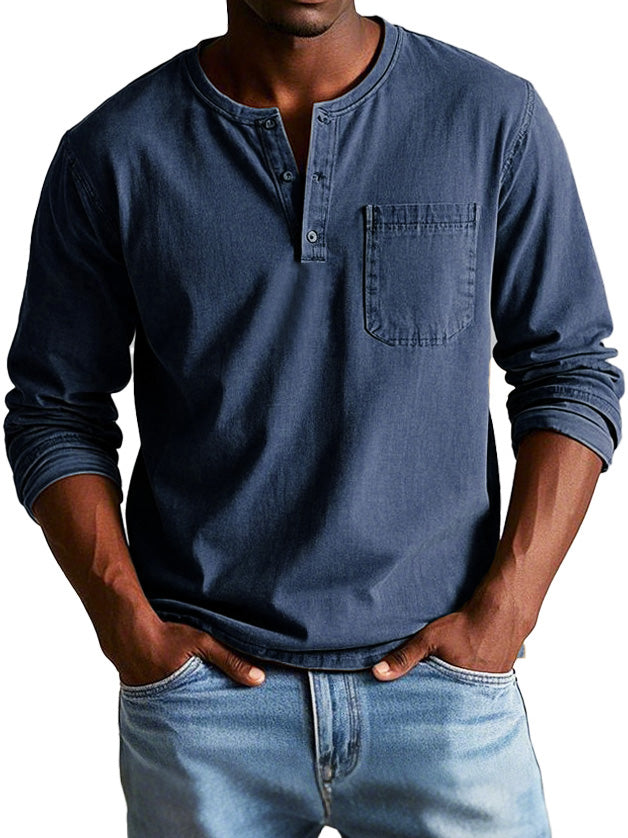 Mason | Jeans Shirt with Pocket