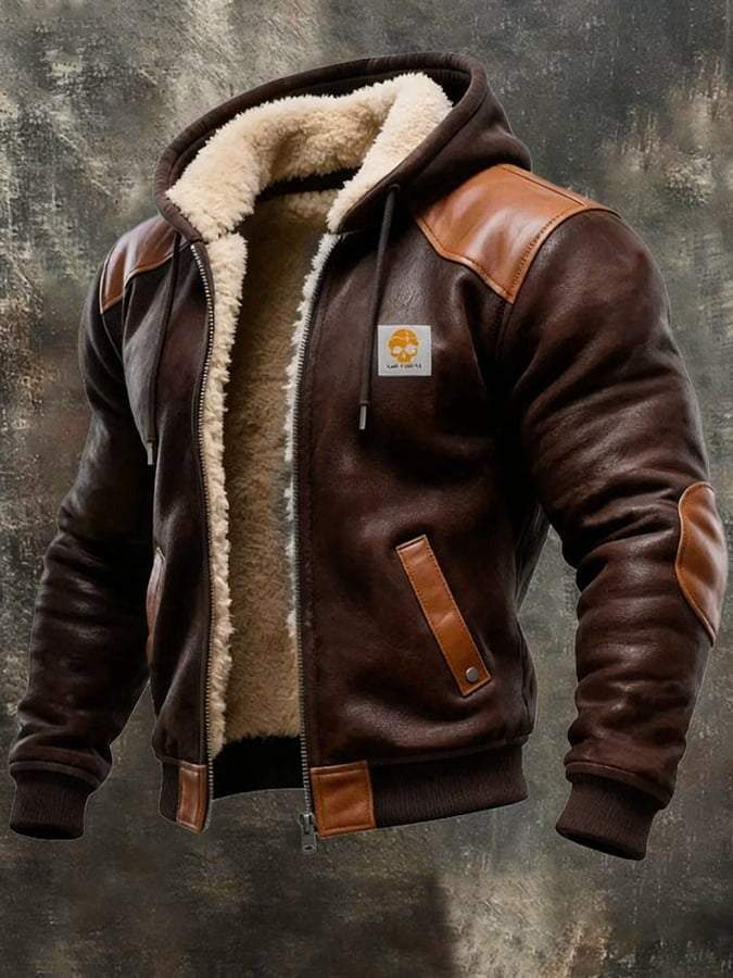 Hugo | WARM VINTAGE SUEDE AND LEATHER JACKET