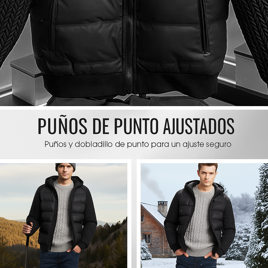 Alexander | Thermal Hooded Jacket | Padded and Windproof