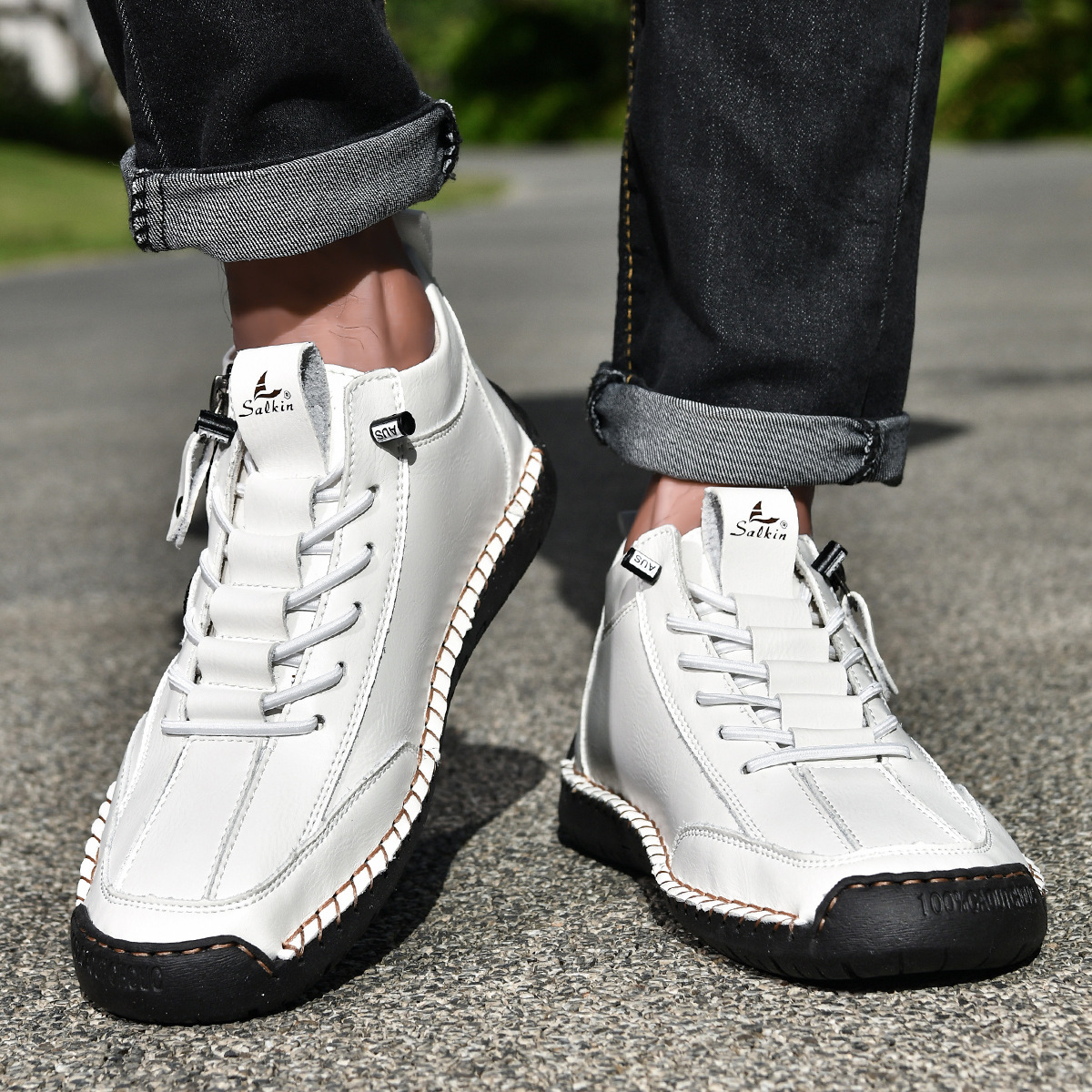 Barrett | Nubuck Shoes with Zipper for Men