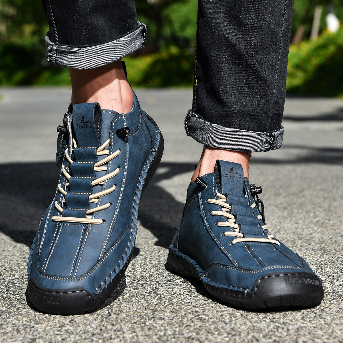 Barrett | Nubuck Shoes with Zipper for Men