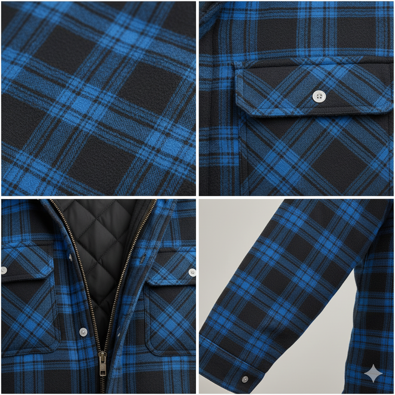 Calvin | Elegant Long Sleeve Warm Hooded Jacket With Button