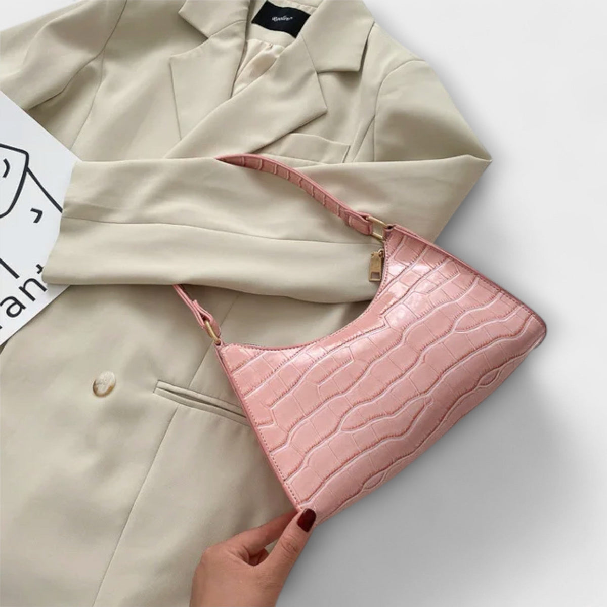 Olivia | Shiny Leather Bag