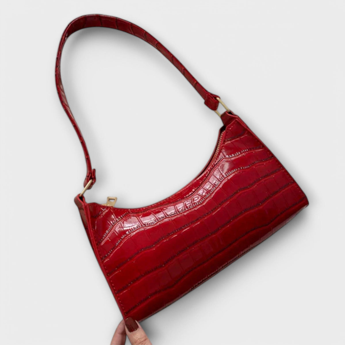 Olivia | Shiny Leather Bag