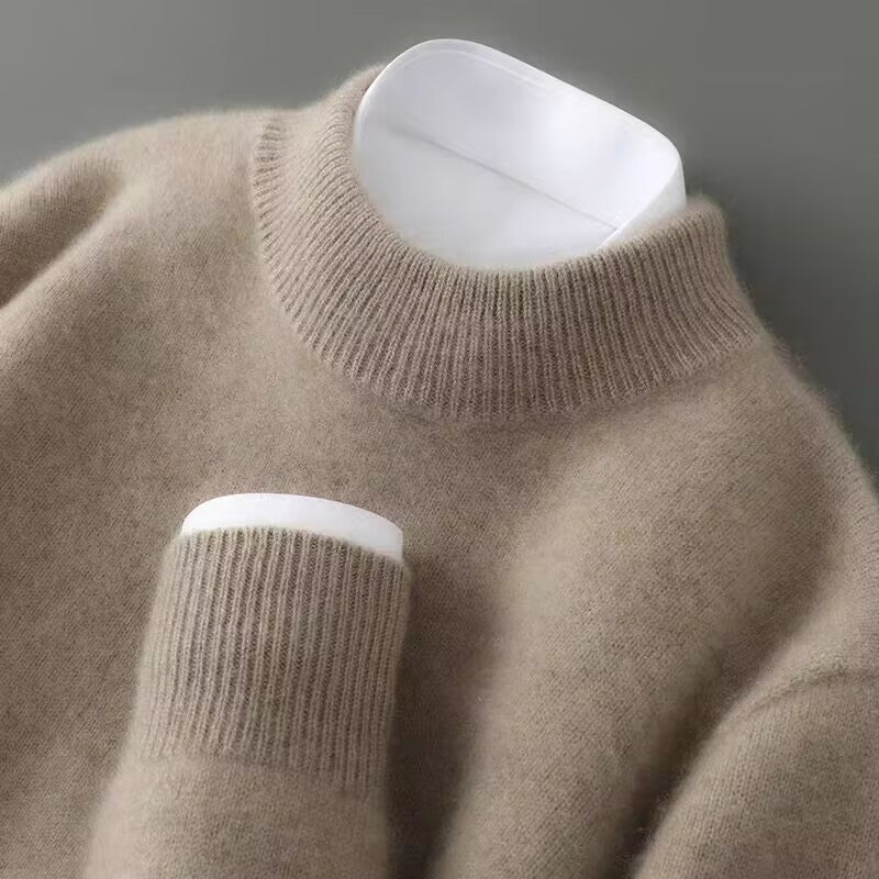 Chester | Elegant Cashmere Sweater (Brown)