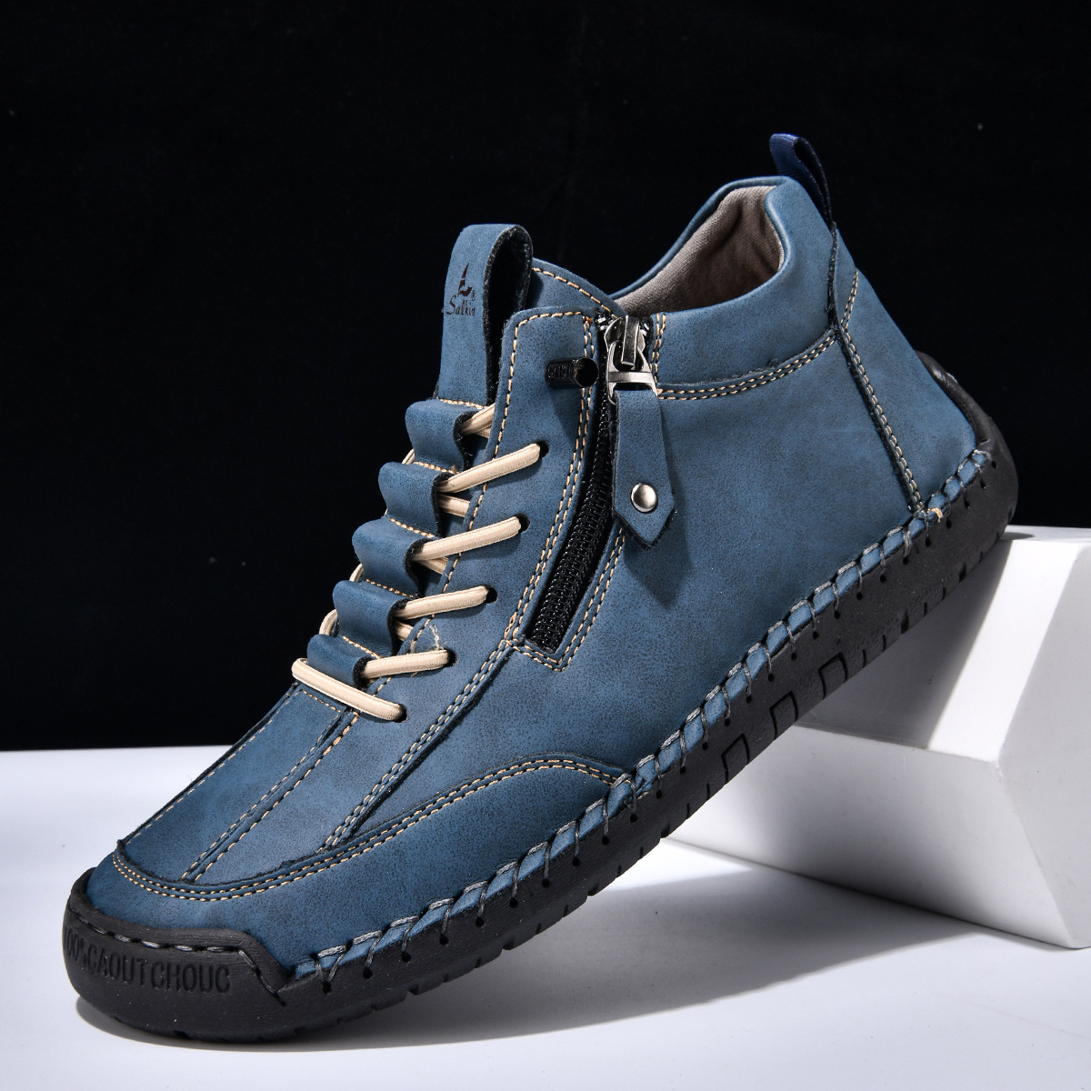 Barrett | Nubuck Shoes with Zipper for Men