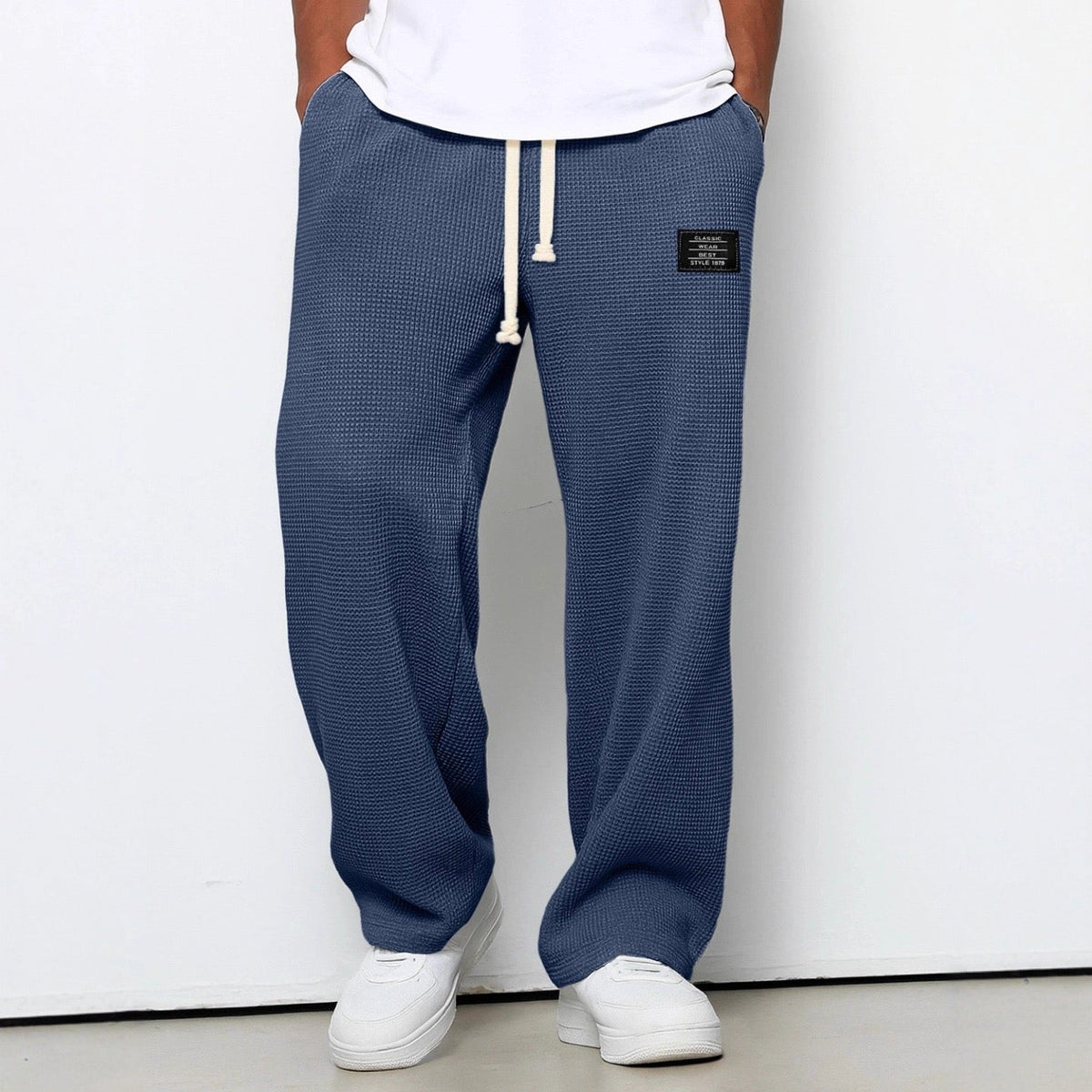 Adam | Comfortable Wide-Leg Pants for Men with Adjustable Waist
