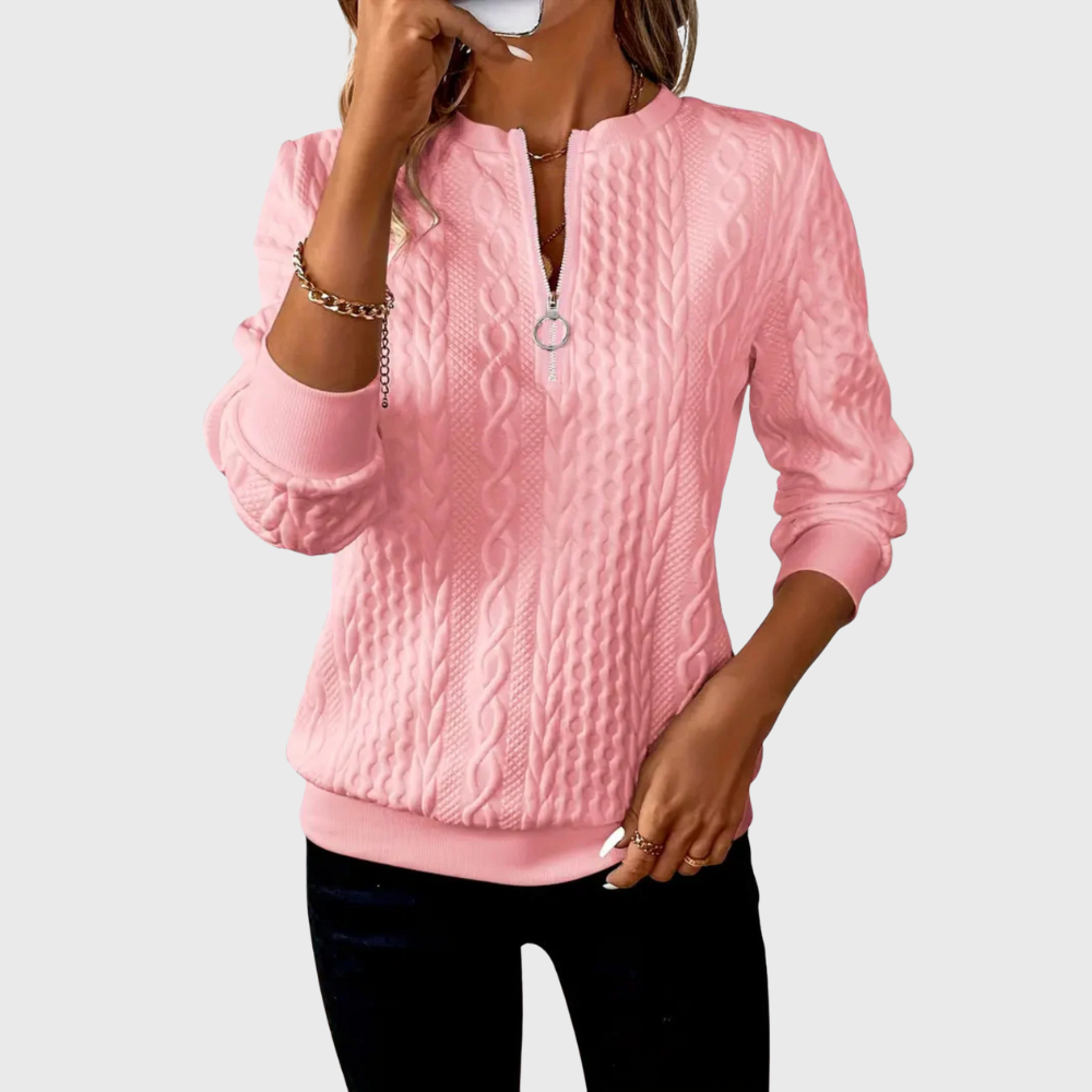 Briar | Knitted sweater with zipper