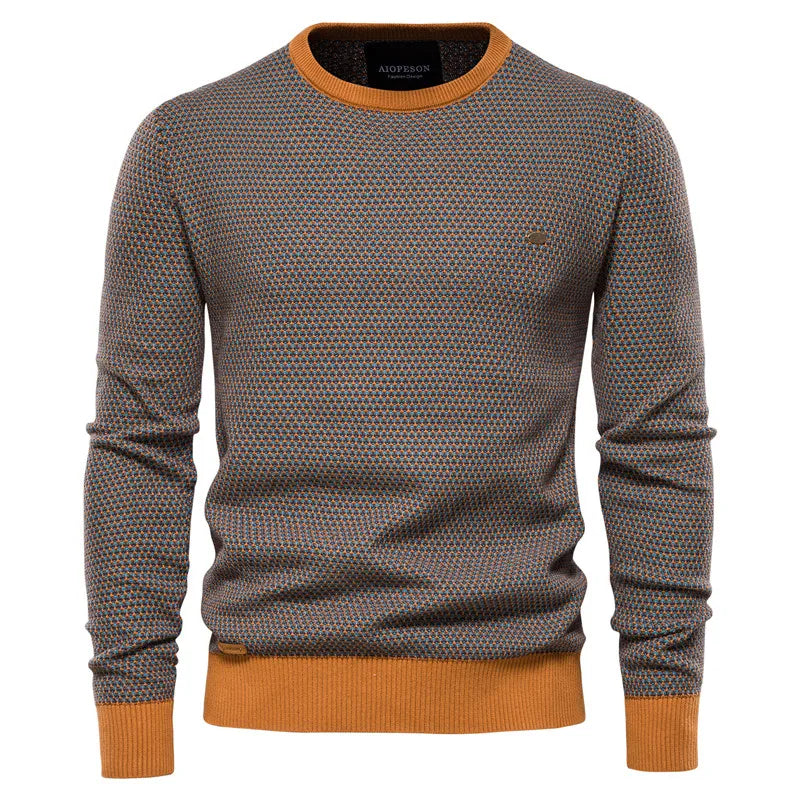 Kenneth | Men's Checkered Pattern Sweater