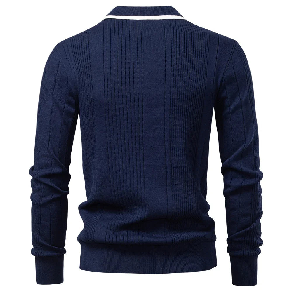 Curtis | Long-Sleeve Winter Polo Shirt