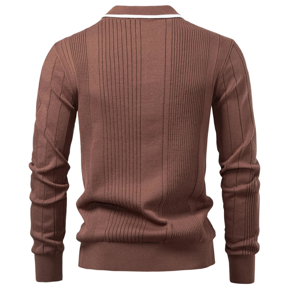 Curtis | Long-Sleeve Winter Polo Shirt