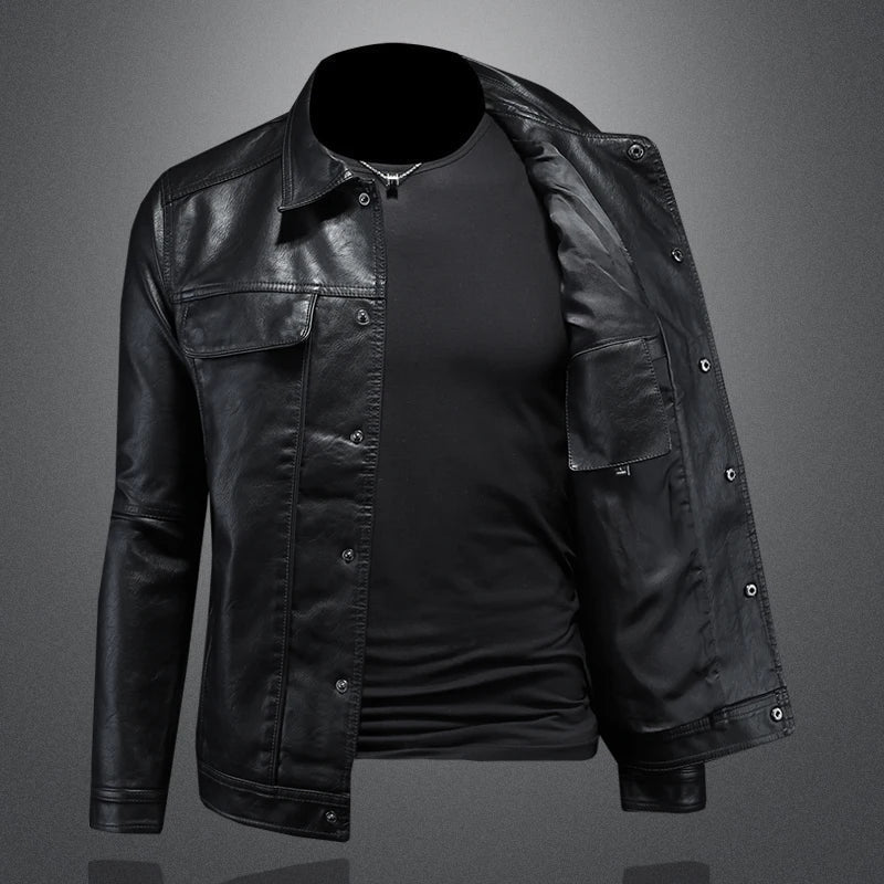 Darevo | Biker Leather Jacket