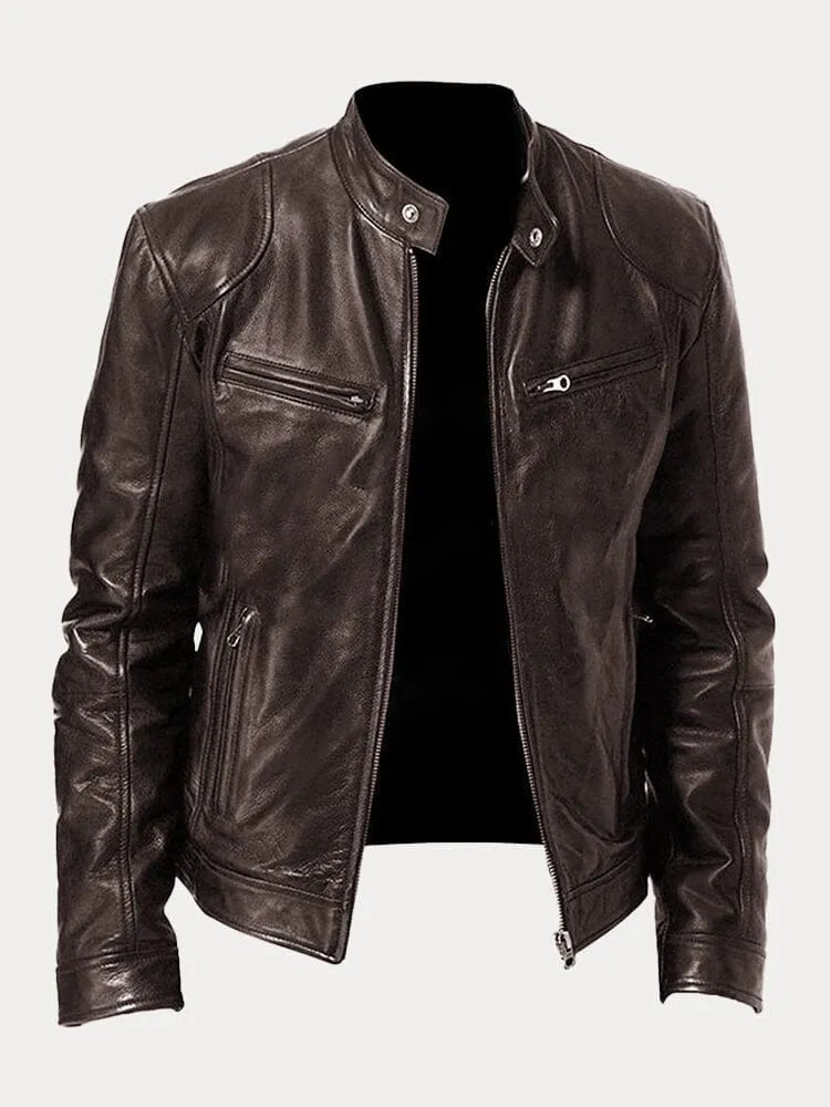 Damien | Classic Leather Jacket