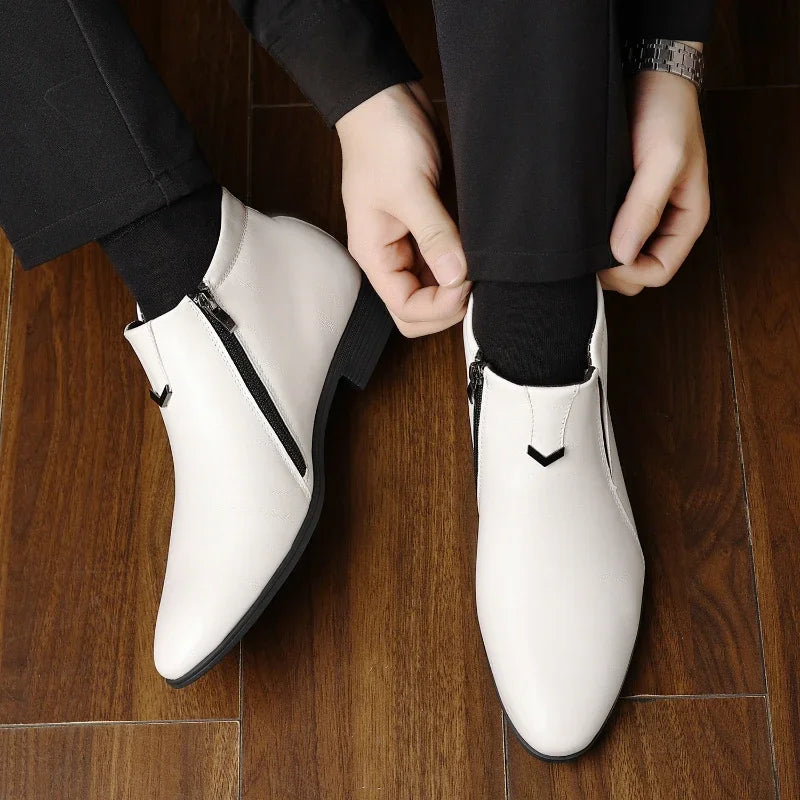 Pierre | Men's Boots with Zipper