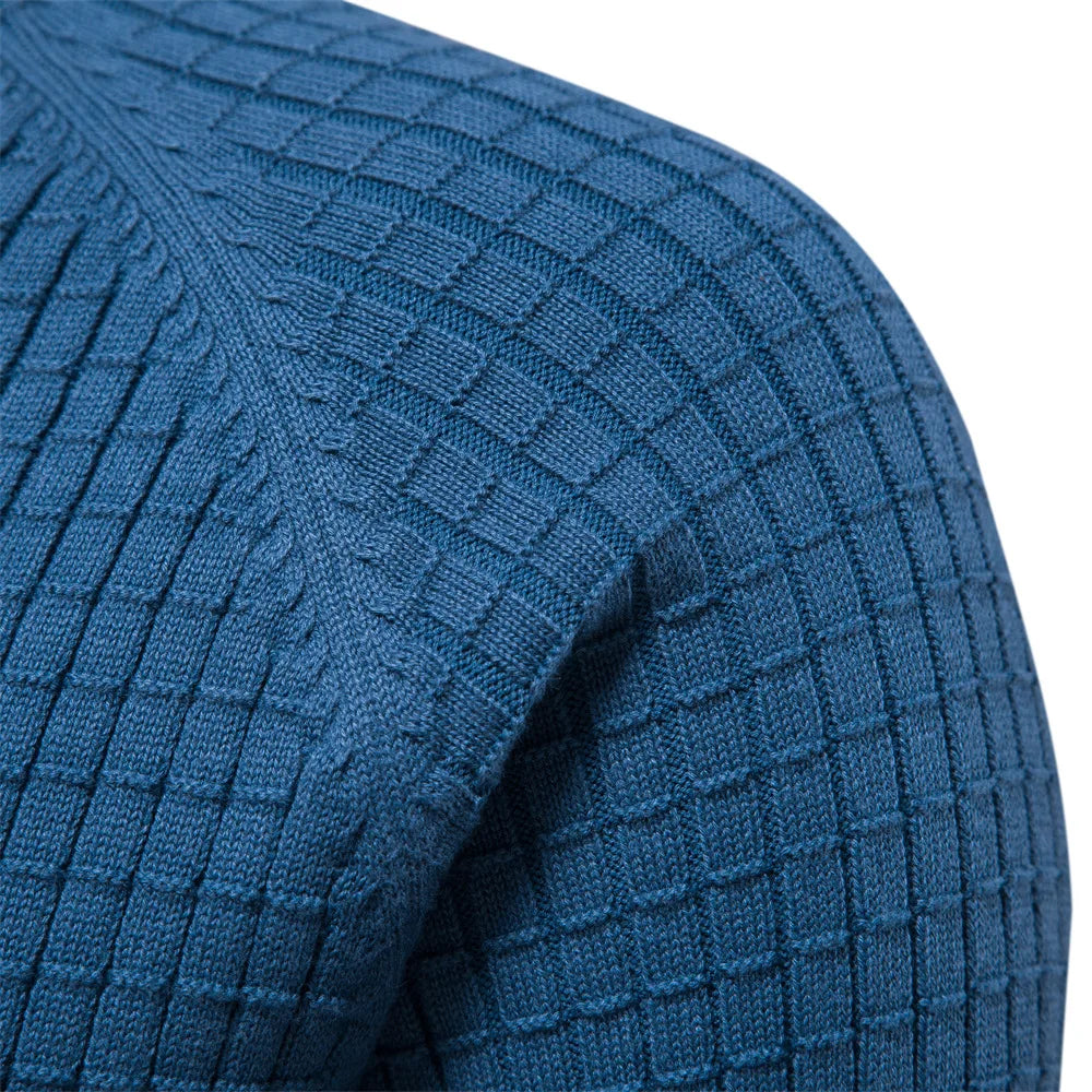 Zayne | Men's Sweater with Diamond Pattern