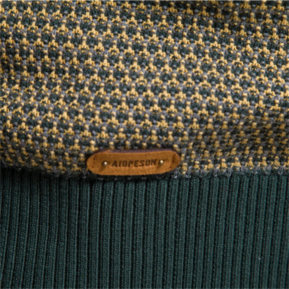 Kenneth | Men's Checkered Pattern Sweater