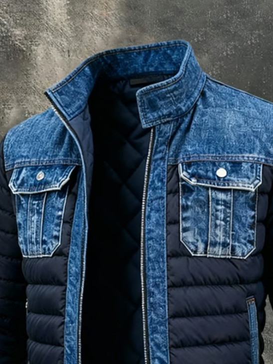 Sergio | HYBRID QUILTED DENIM JACKET