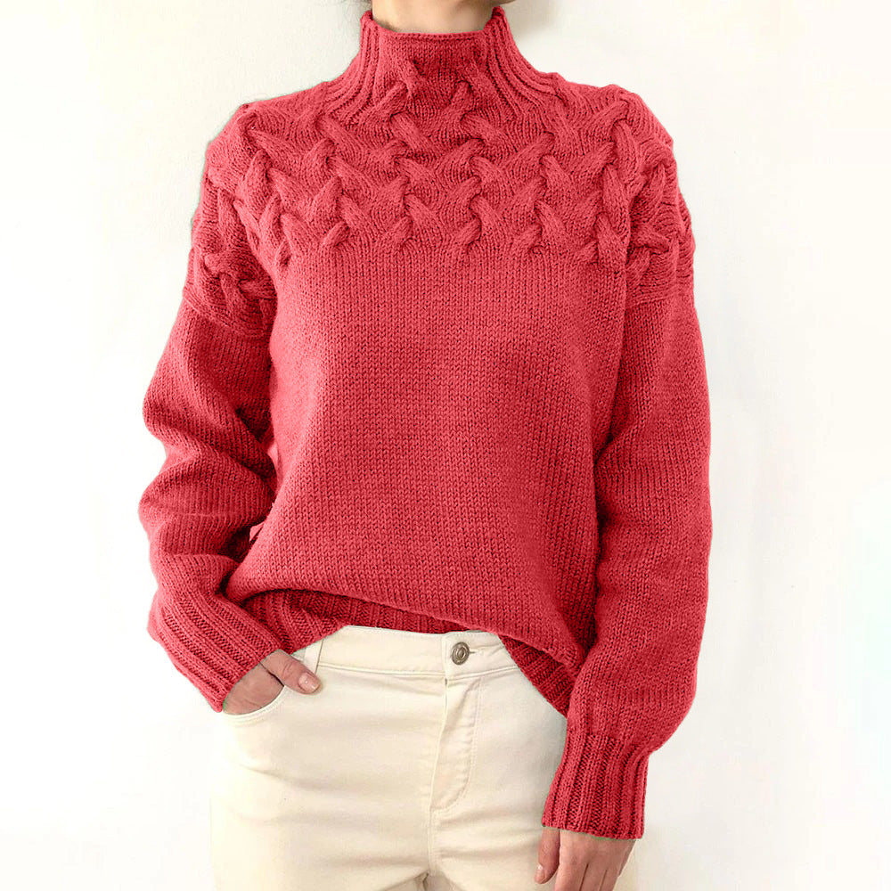 Elena | Warm Knitted Turtleneck