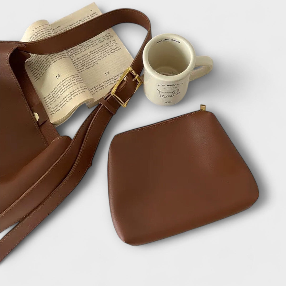 Olivia | Elegant Leather Shoulder Bag