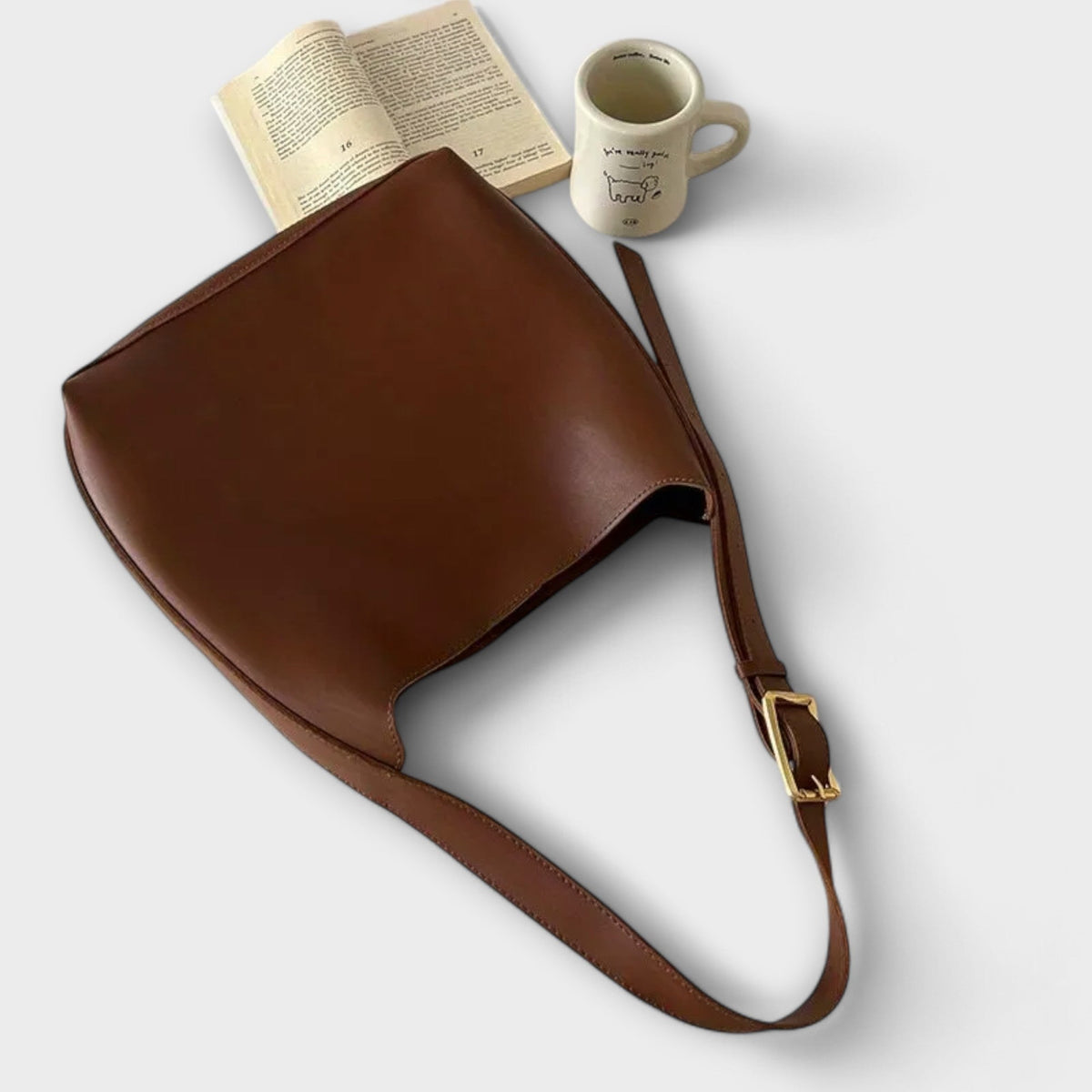 Olivia | Elegant Leather Shoulder Bag