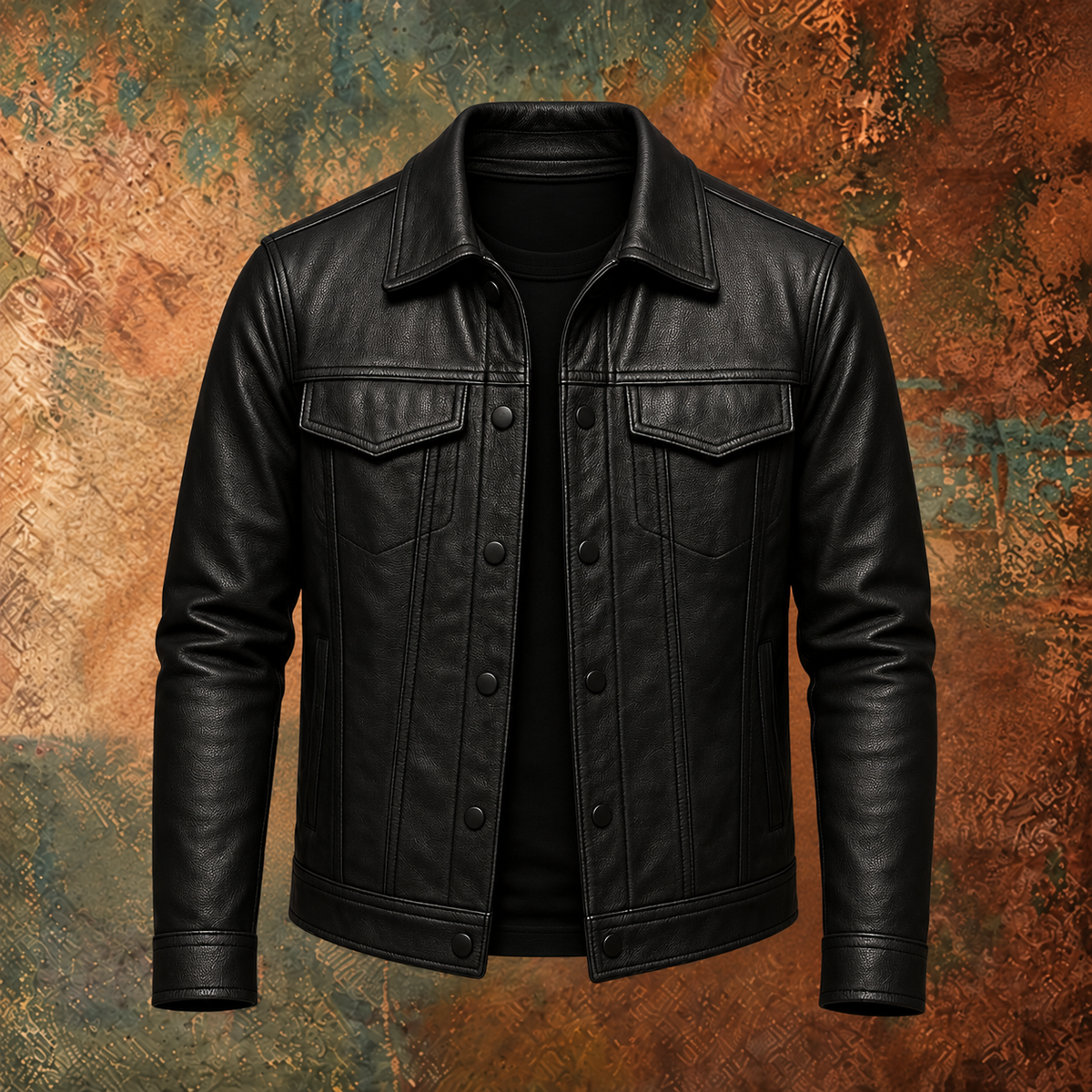 Darevo | Biker Leather Jacket