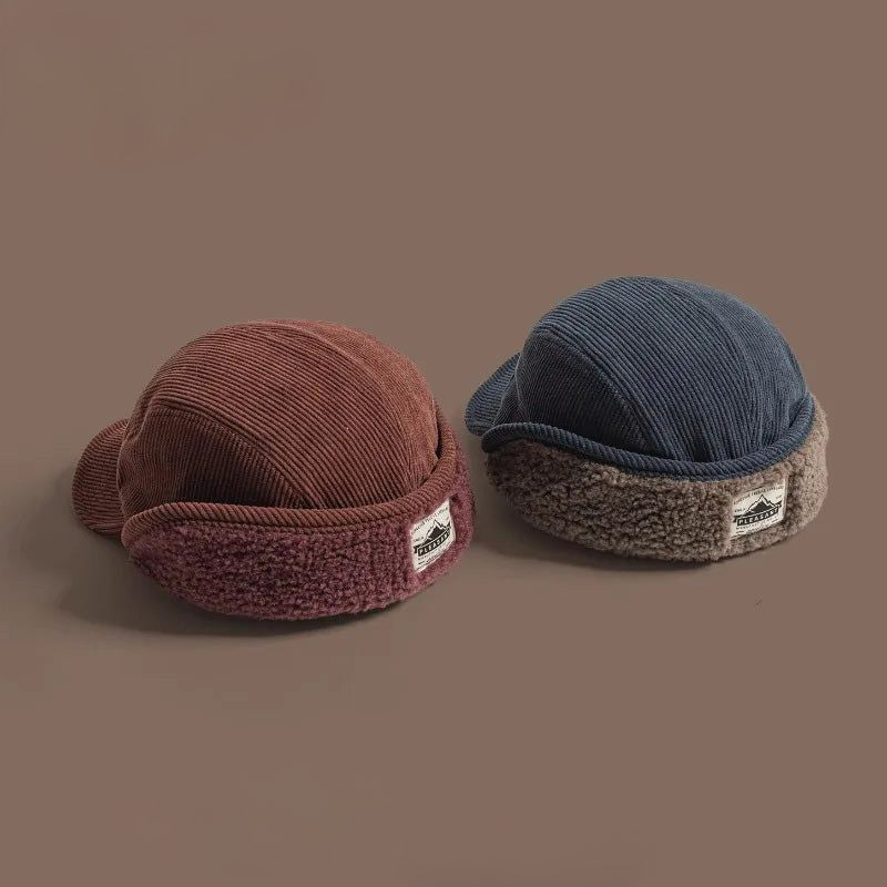 Bowen | Ribbed Cap with Ear Flaps