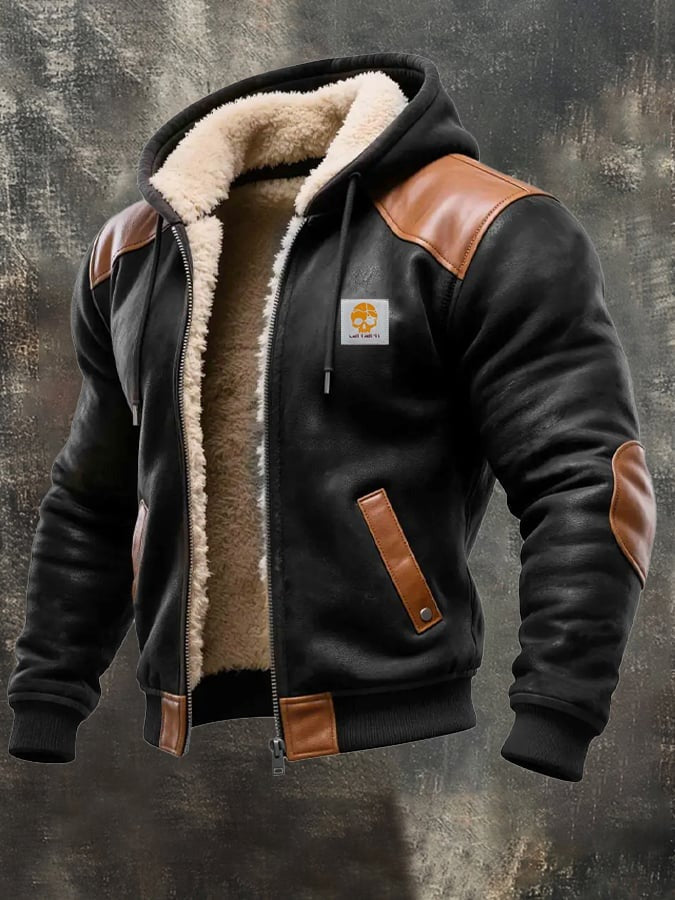 Hugo | WARM VINTAGE SUEDE AND LEATHER JACKET