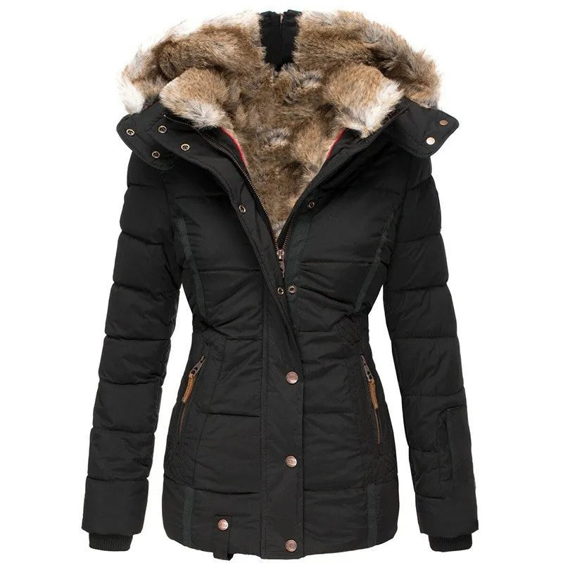 Mary | Warm Winter Coat with Fur Lining