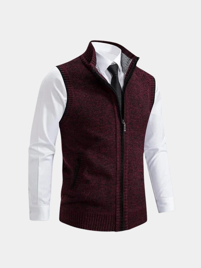 Winston | Elegant Gilet with Full Zip