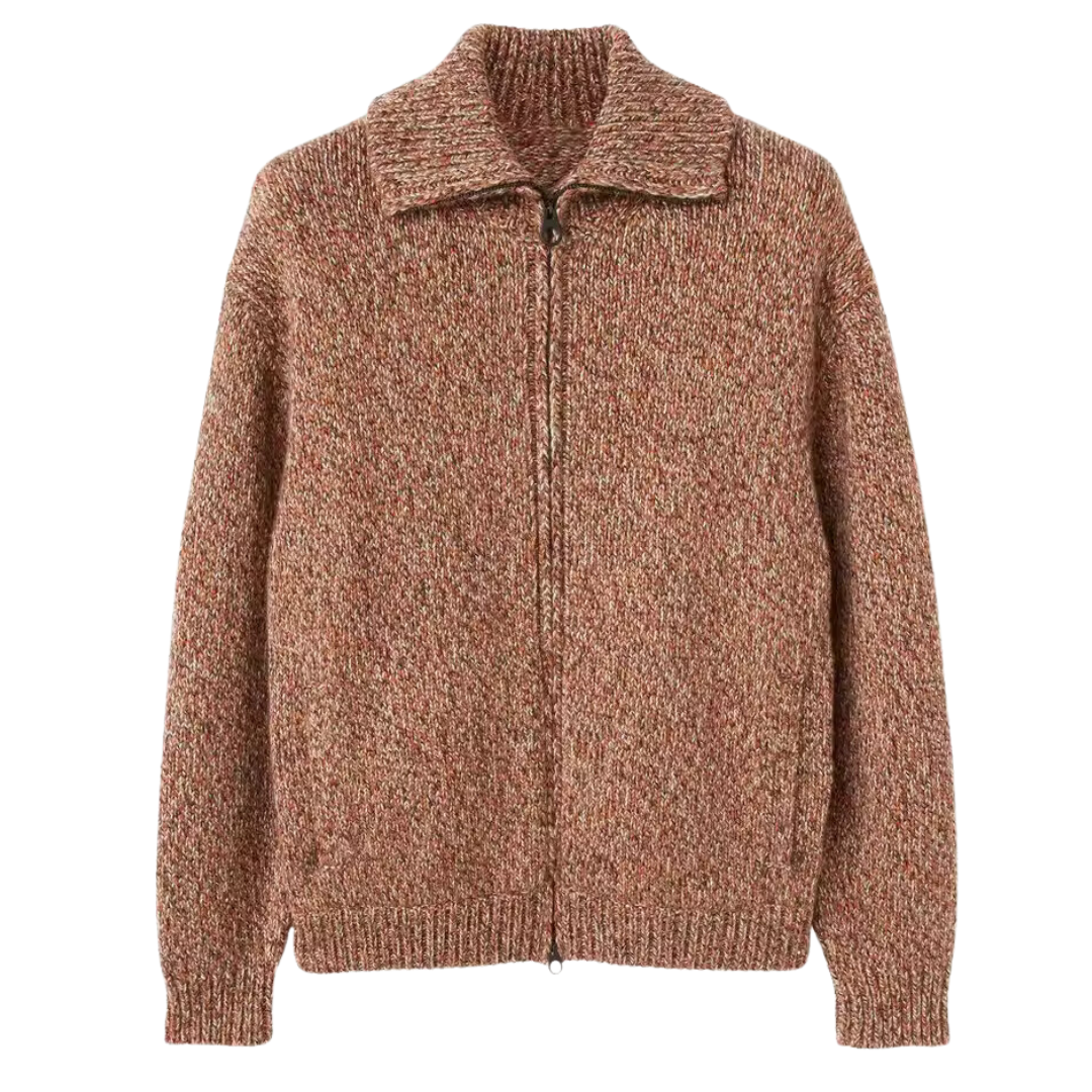 Joshua | Zip-Up Bomber in Alpaca Wool