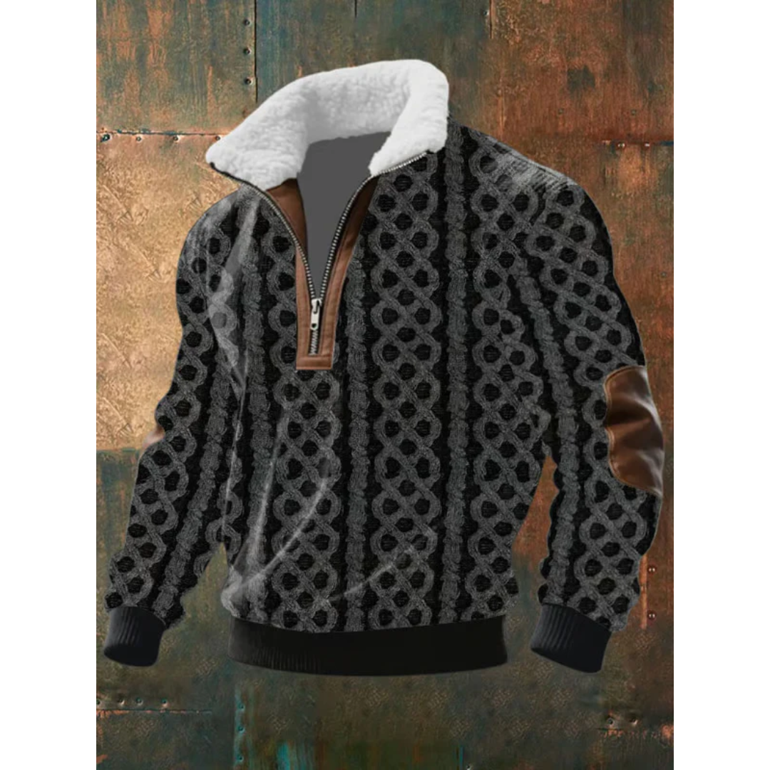 Anton | HIGH NECK FLEECE SWEATER