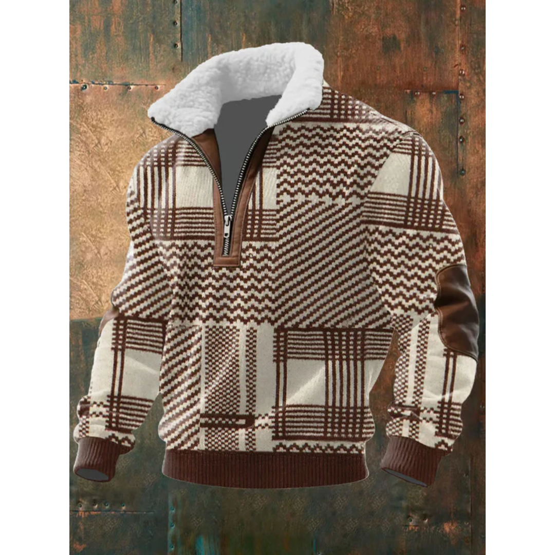 Anton | HIGH NECK FLEECE SWEATER