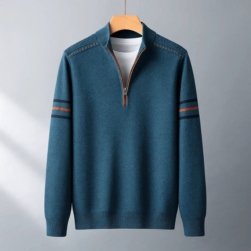 Amos | Modern Half-Zip Sweater Ease