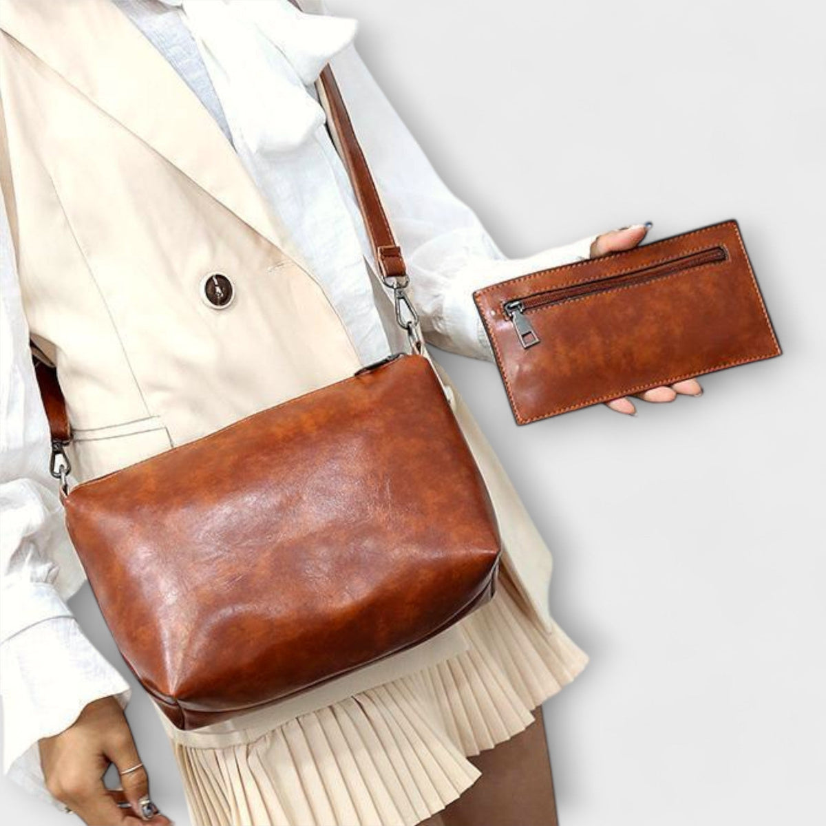 Olivia | 4-Piece Vintage Bag Set