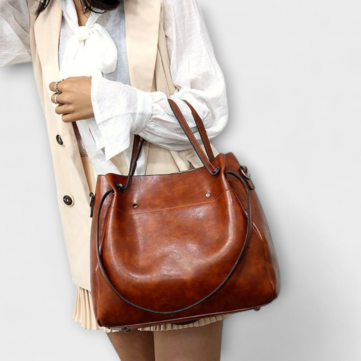 Olivia | 4-Piece Vintage Bag Set