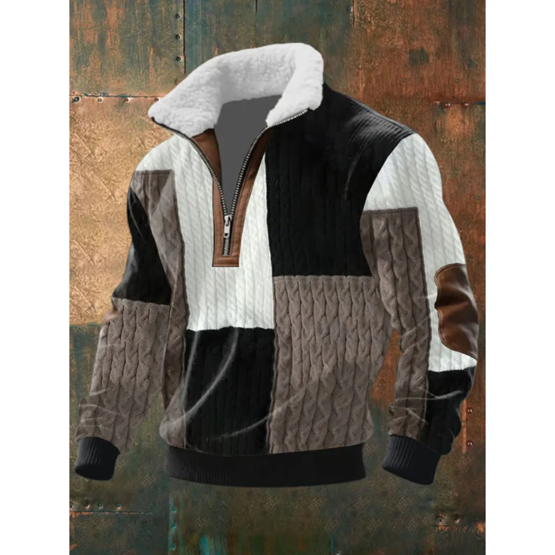 Anton | HIGH NECK FLEECE SWEATER