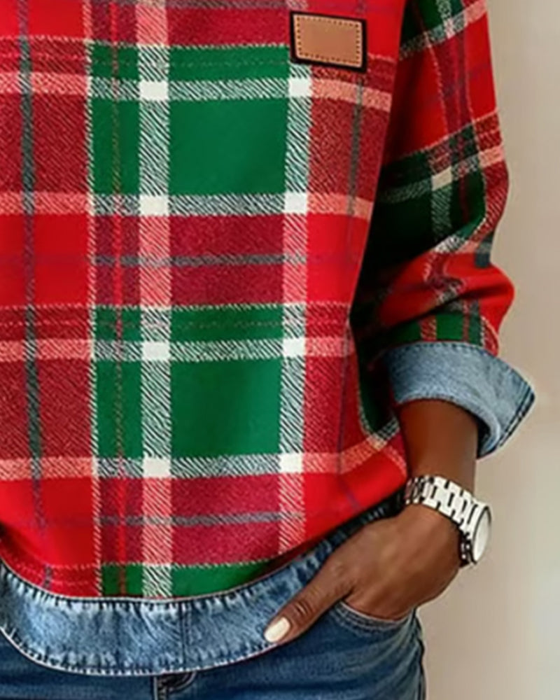 Avery | Bold Patchwork Sweatshirt