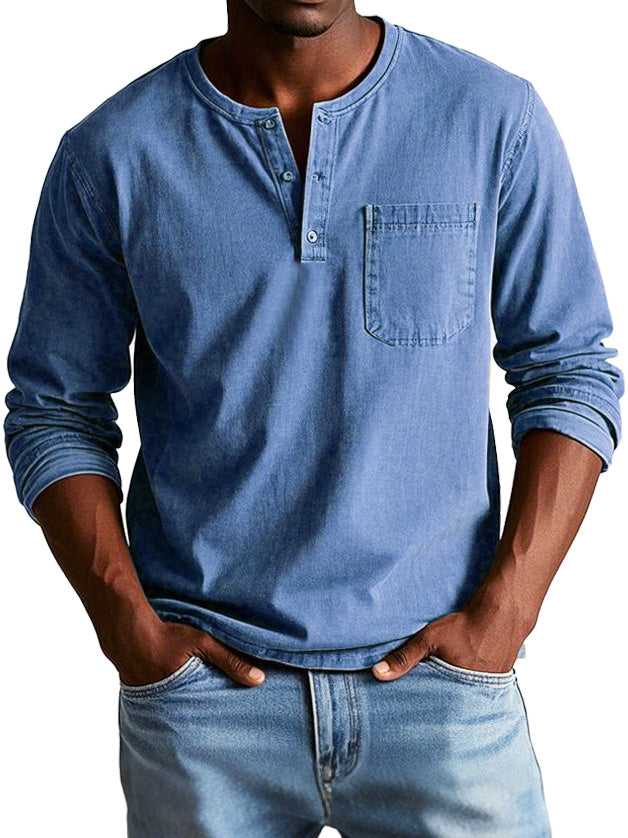 Mason | Jeans Shirt with Pocket
